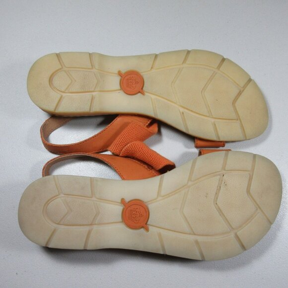 Born womens orange Tusayan flat slingback sandals 8 M - Picture 8 of 8